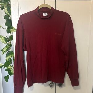 Columbia Long Sleeve Shirt Burgundy Red